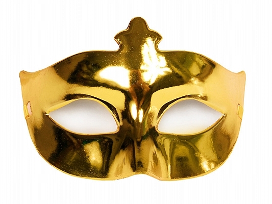 Maska karnawałowa Wenecka złota / MAS1-019