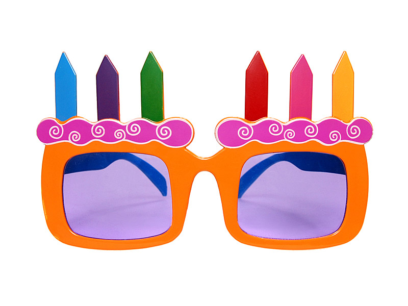 Okulary urodzinowe "Torciki"