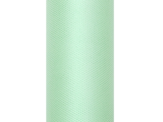 Tiul gładki miętowy / 0,3x9m