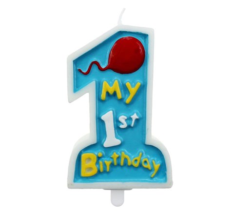 Świeczka na Roczek "My 1st Birthday" / SWM1N-MM