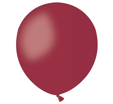 Balon A50 pastel 5" - "bordowy"