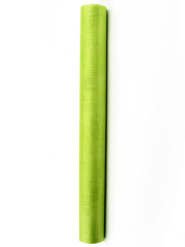 Organza gładka, jasna zieleń / 0,36x9 m