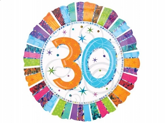 Balon foliowy na "30 urodziny" / 1606901