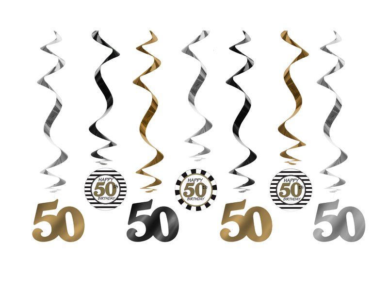 Świderki dekoracyjne na 50 urodziny / SWID17