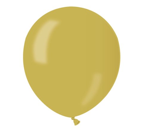 Balony AM50 metal 5" - żółte