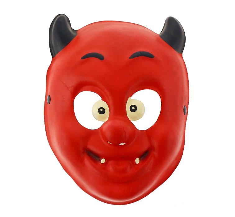 Maska z pianki "Radosny Diabełek"