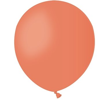 Balon A50 pastel 5" - "pomarańczowy"
