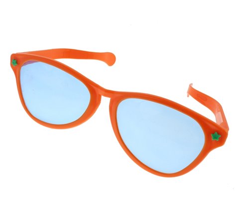 Okulary Jumbo - pomarańczowe