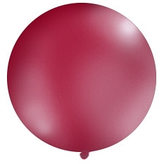 Balon lateksowy OLBO Pastel Burgundy / średnica 1 m