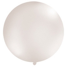 Balon lateksowy OLBO - metalizowany perłowy / średnica 1 m