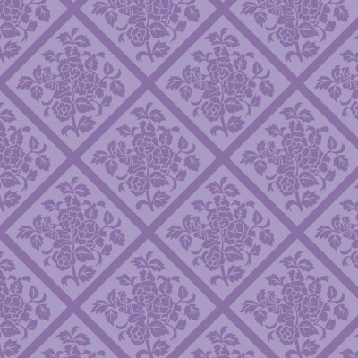 Serwetki flizelinowe wzorzyste "Damast", fiolet / 40x40