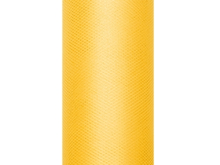 Tiul gładki żółty / 0,3x9m