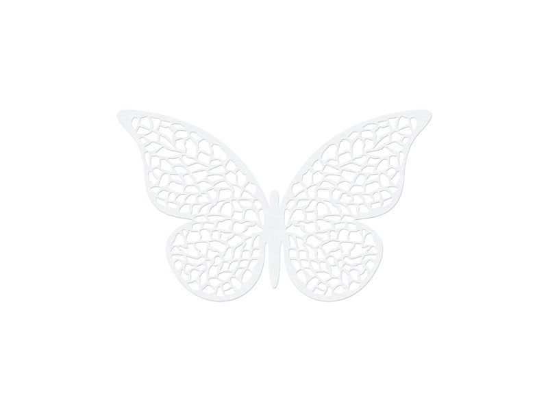 Dekoracje papierowe Motyl / 6,5x4 cm