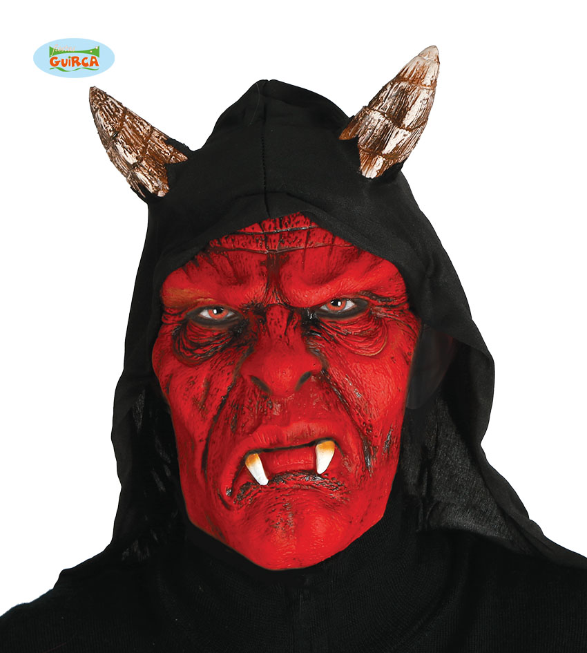 Maska na Halloween "Demona z kapturem"