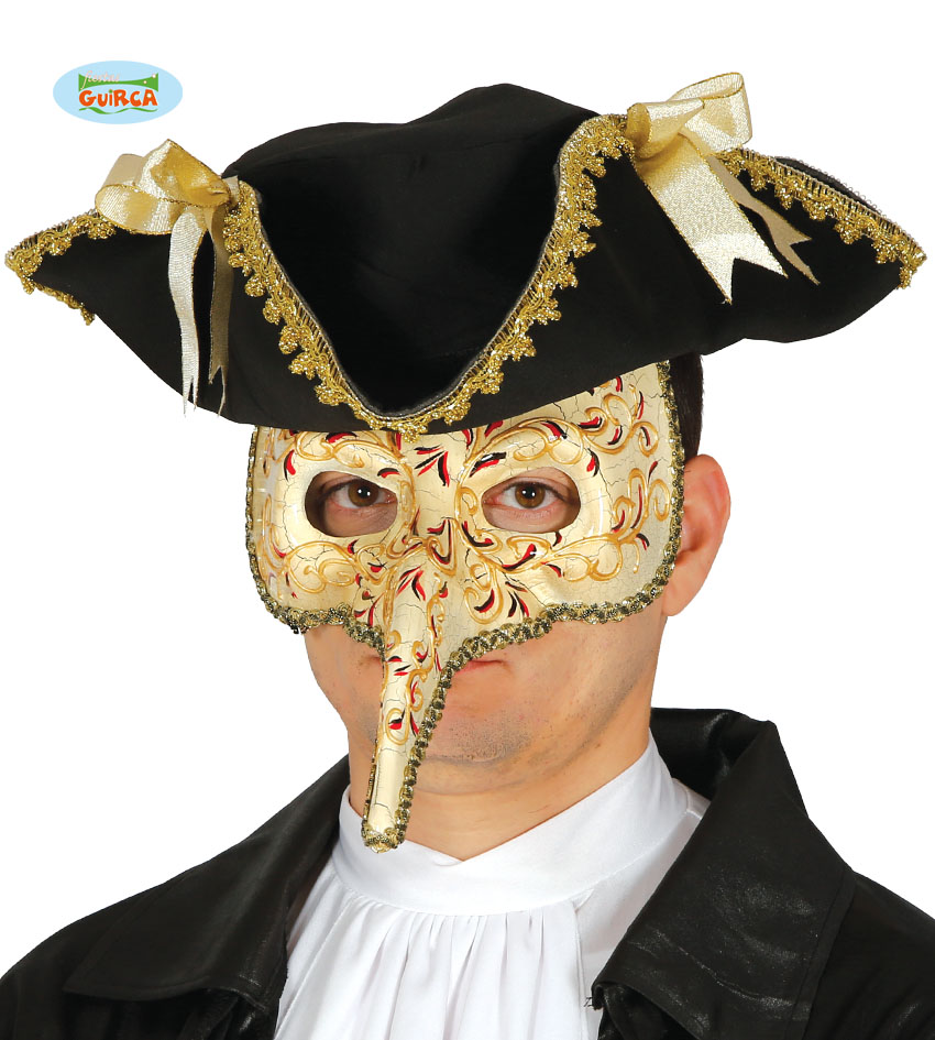 Maska karnawałowa Wenecka z nosem / 12924