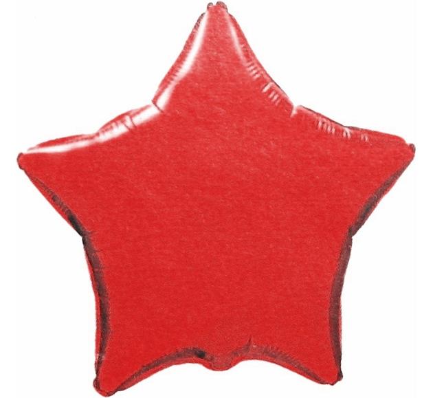 Balon foliowy 18" FX - "Gwiazda" (czerwona)