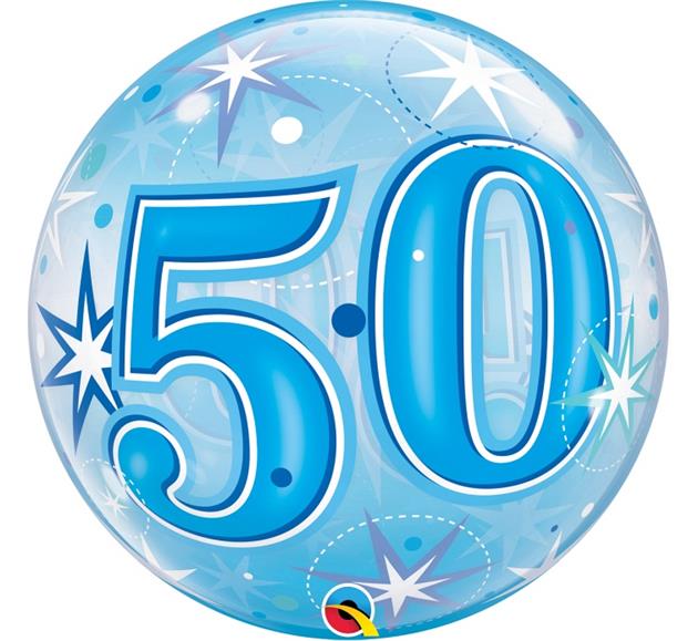 Balon foliowy Bubble "Liczba 50", 55 cm / 48447