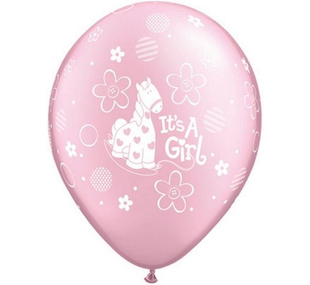Balon na Narodziny dziecka "It is a Girl" / 43008