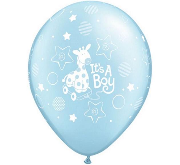 Balon z nadr."Its a Boy" metalic j.niebieski