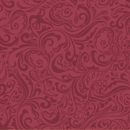 Serwetki flizelinowe wzorzyste "Lias", bordowe / 40x40