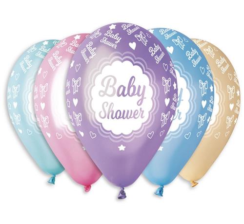 Balony lateksowe "Baby Shower" / GMS110/P482