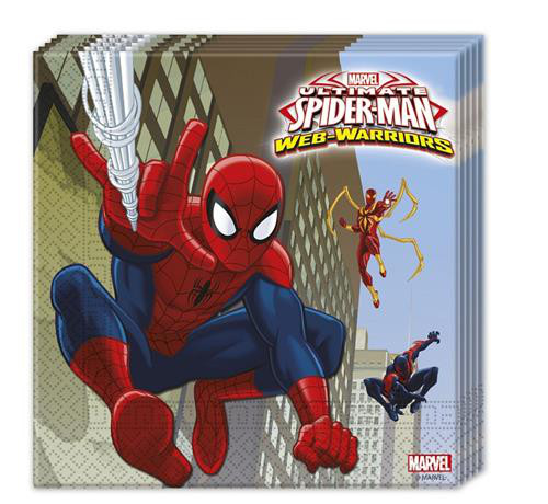 Serwetki - "Ultimate Spiderman", 33x33cm