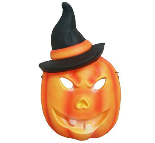 Maska na Halloween "Dynia w kapeluszu"
