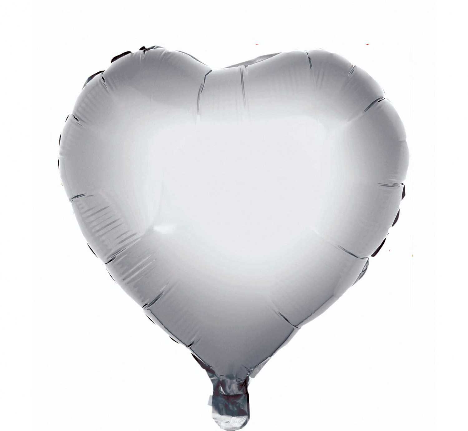 Balon foliowy "Serce", srebrne, 36 cm