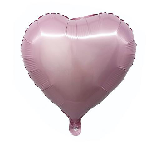 Balon foliowy "Serce", j.różowe, 36 cm
