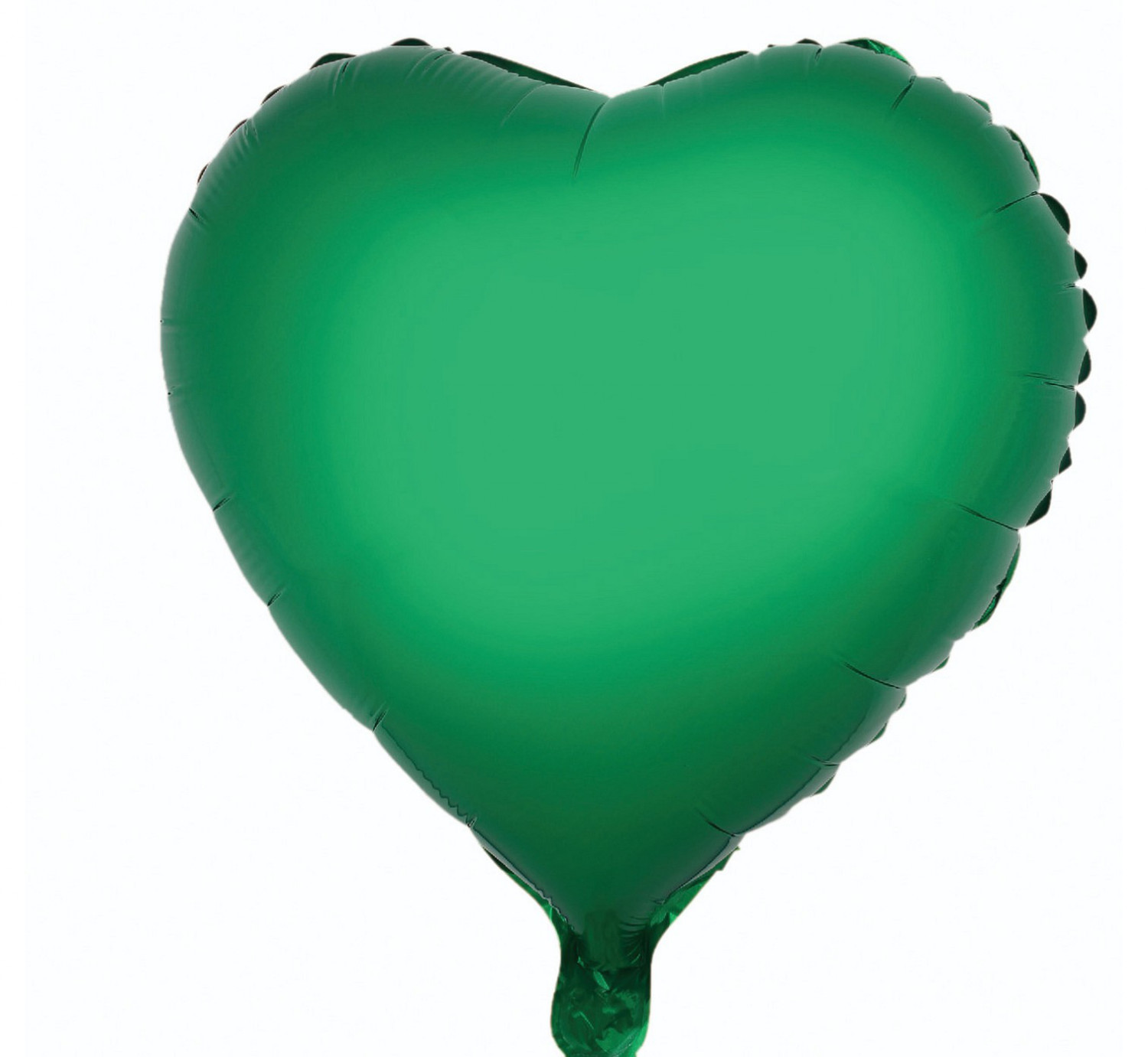 Balon foliowy "Serce", zielone, 36 cm