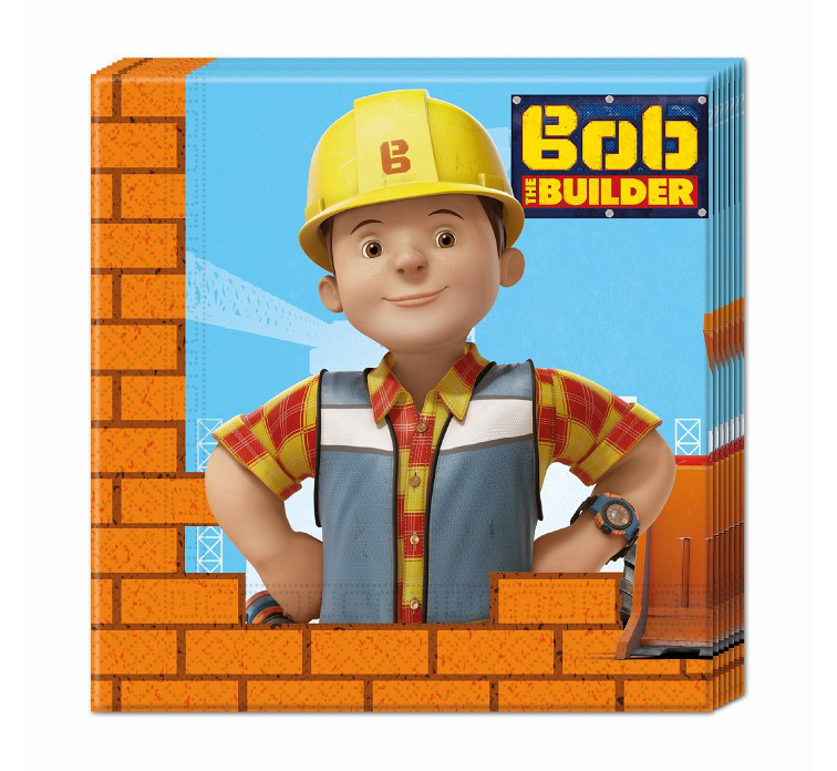 Serwetki "Bob The Builder", 33x33cm