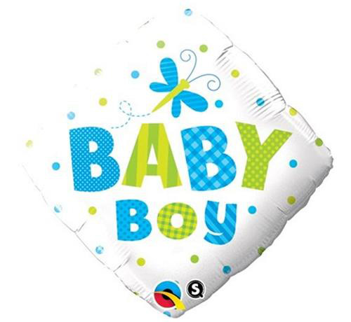 Balon na Narodziny dziecka foliowy "Baby Boy" / 14666