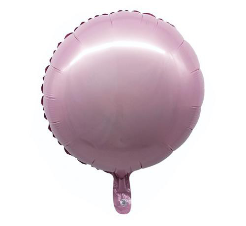 Balon foliowy "Okrągły", j.różowy, 34 cm