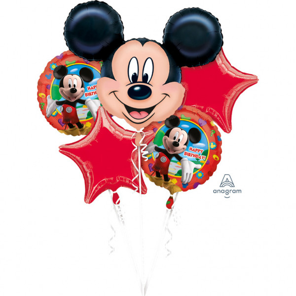 Zestaw balonów na urodziny "Myszka Mickey - Happy Birthday"