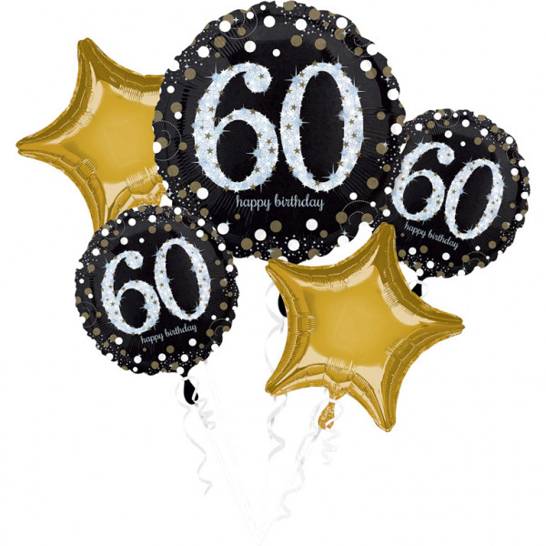 Zestaw balonów na 60 urodziny