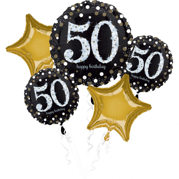 Zestaw balonów na "50 urodziny" / 3214501
