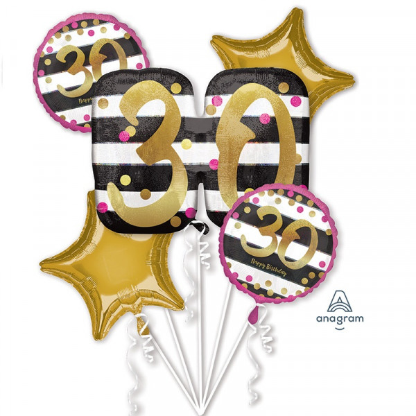 Zestaw balonów na 30 urodziny / 3717201
