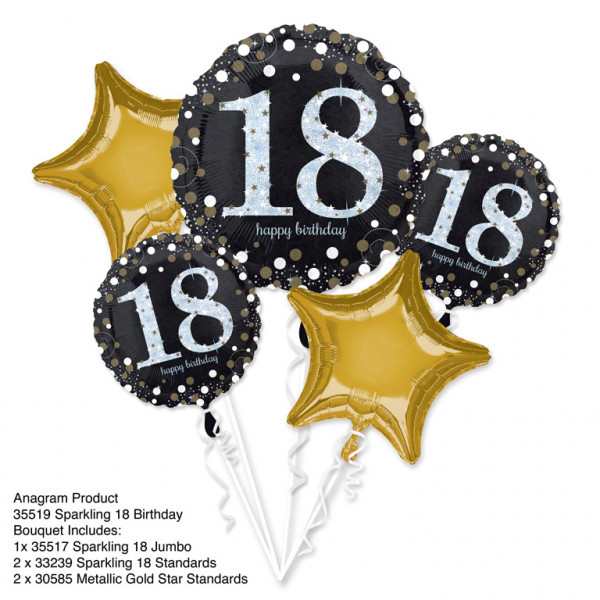 Zestaw balonów na 18 urodziny / 3551901