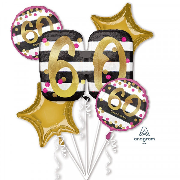 Zestaw balonów na 60 urodziny / 3717501