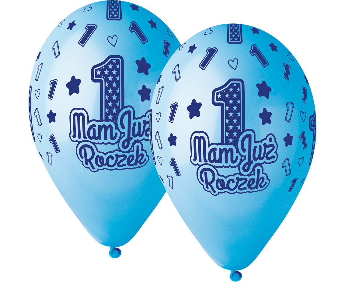 Balony lateksowe "Mam Już Roczek" / GS120/MJRN