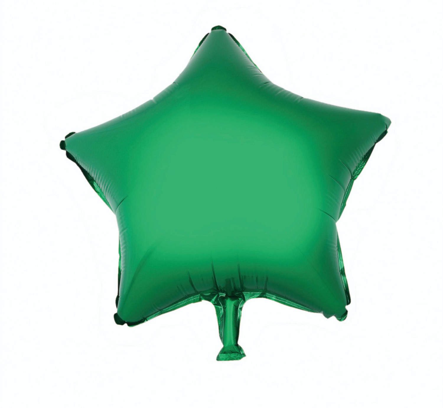 Balon foliowy "Gwiazda", zielona, 36 cm