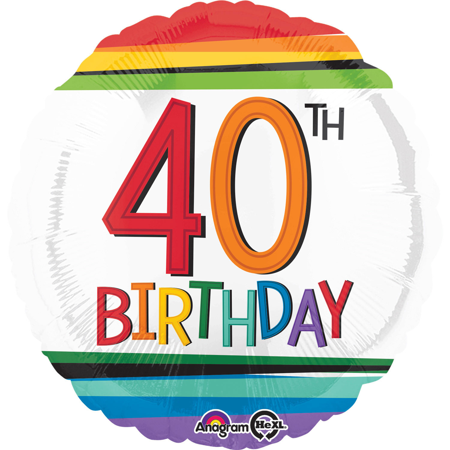 Balon foliowy na "40 urodziny" / 3443501