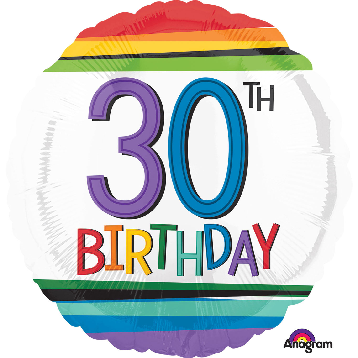 Balon foliowy na "30 urodziny" / 3443401