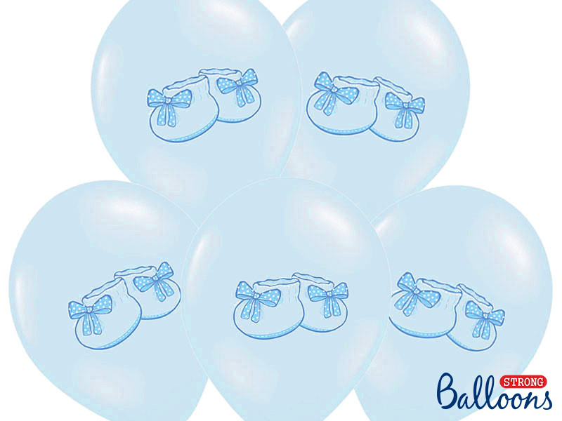 Balony na Narodziny dziecka lateksowe "Bucik" / SB14P-225-011/6