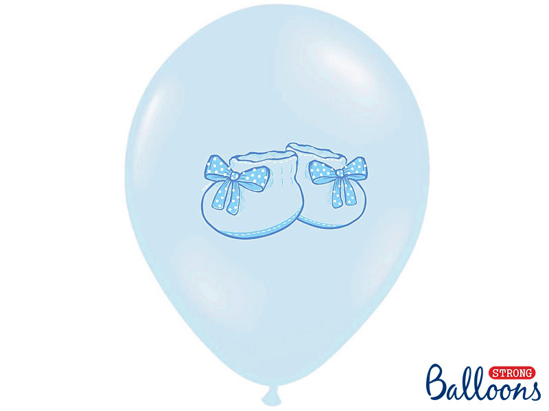 Balony na Narodziny dziecka lateksowe "Bucik" / SB14P-225-011/6