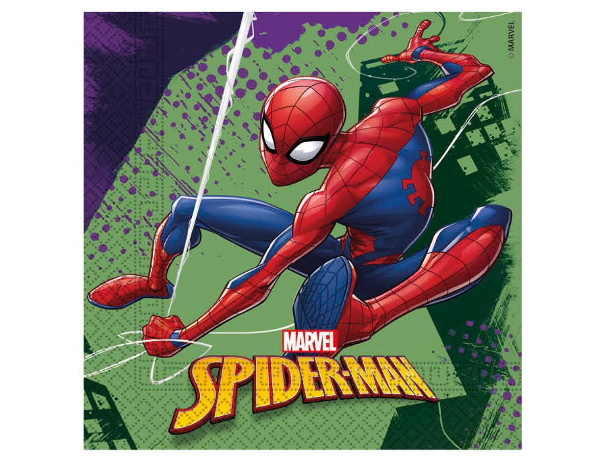 Serwetki papierowe "Spiderman Team Up" / 33x33 cm