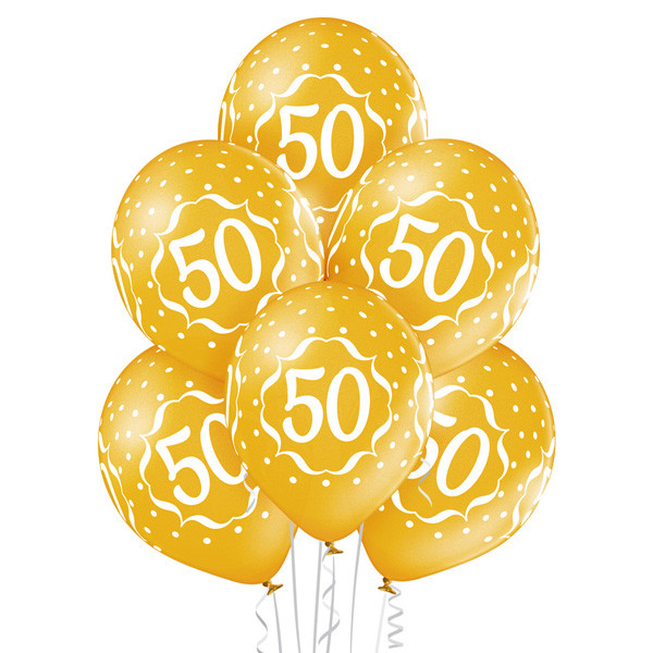 Balony lateksowe na 50 Rocznicę Ślubu