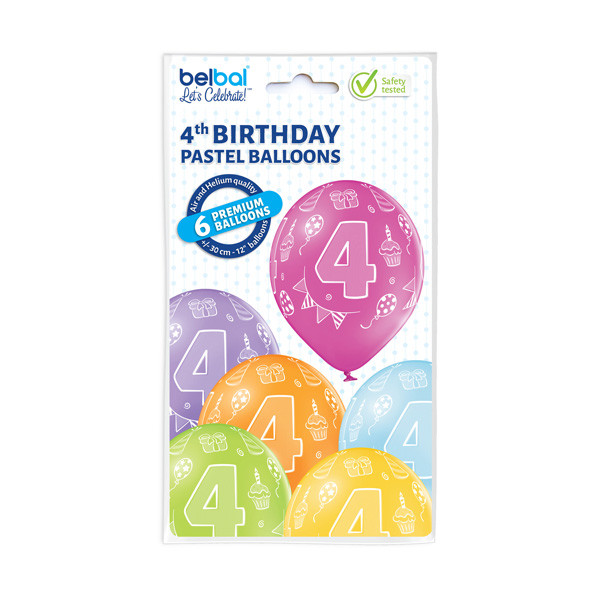Balony na 4 urodziny / 5000194