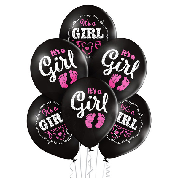 Balony na Narodziny dziecka lateksowe "It`s a Girl" / 5000288