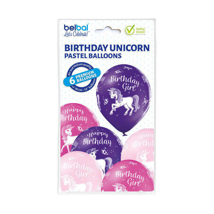 Balony urodzinowe z napisem "Birthday Girl"/ 5000228